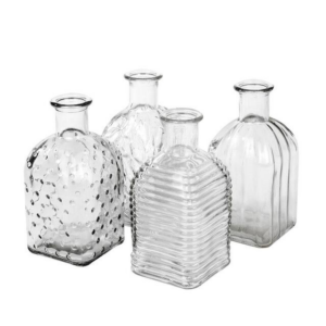 Sæt med glasflasker
